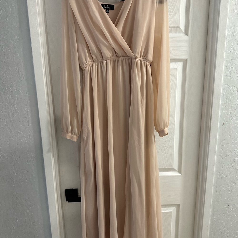 Light pink full length lulu dress - Picture 3 of 4